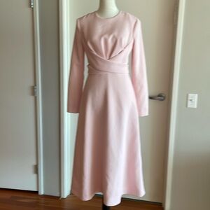 EMILIA WICKSTEAD Elta wrap crêpe midi dress - UK 10 / US 6